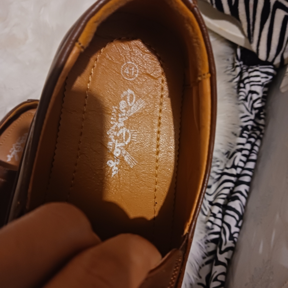 Men brown elegant casual pointed toe shoes - Picture 7 of 14